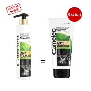 Pack Delia Cameleo Shampoing Réparateur 250ml+ Demeleur 200ml