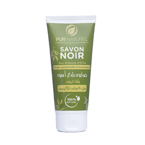 Pur Naturel Savon Noir Au Grignon d&rsquo;olive Et L&rsquo;eucalyptus 150g