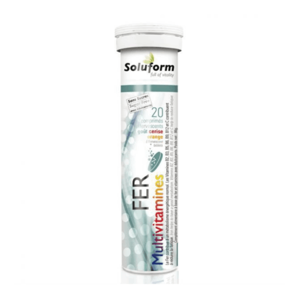 Mgd Soluform Multivitamines Fer Tube 20c