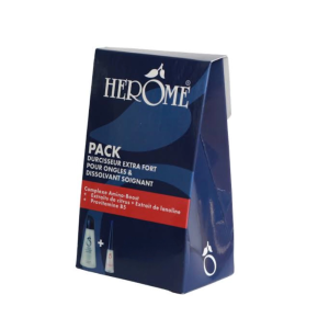 Pack Herome Durcisseur Extra Fort Pour Ongles 10Ml+ dissolvant