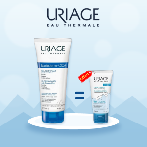 Promo Uriage Bariéderm-Cica Gel Nettoyant 200ml + Cadeau Offert